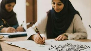 Calligraphy classes, Amman